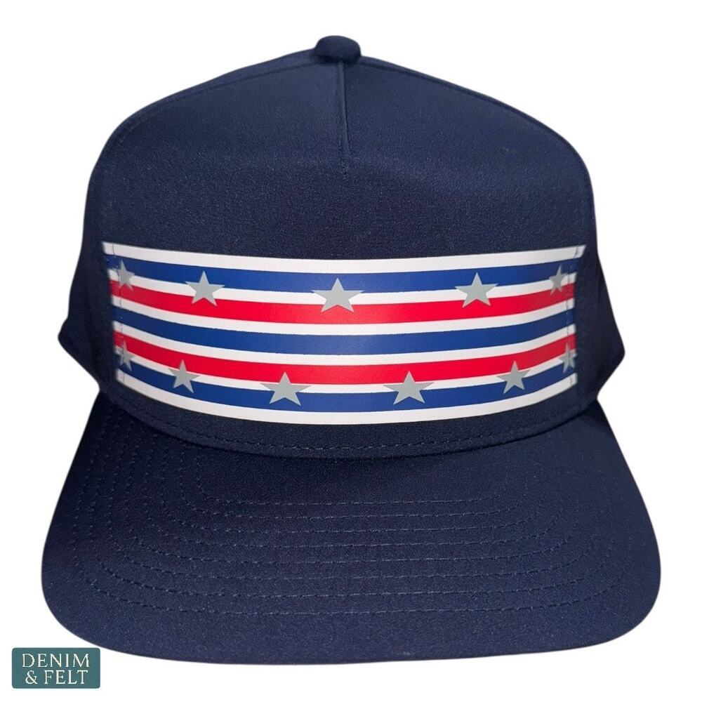 NEW Srixon Limited Edition Stars & Stripes Navy Golf Hat Patriotic USA - Picture 5 of 11